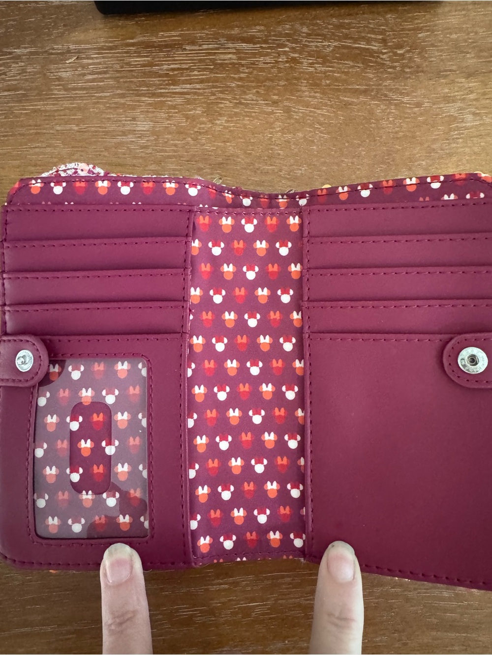 Mini Raspberry Loungefly Wallet - Picture 3 of 3